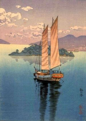 Tsuchiya Koitsu: Port of Tomo, 1939 wall art