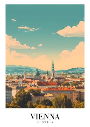 Breathtaking Vienna Cityscape wall art