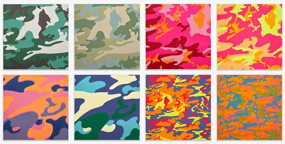 Andy Warhol Camouflage Series premium reproduction