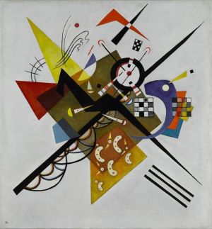 Wassily Kandinsky Auf Weiss Ii Sur Blanc Ii 1923 artwork on canvas