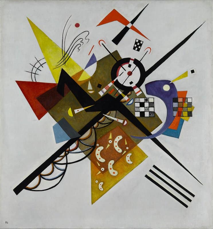Wassily Kandinsky Auf Weiss Ii Sur Blanc Ii 1923