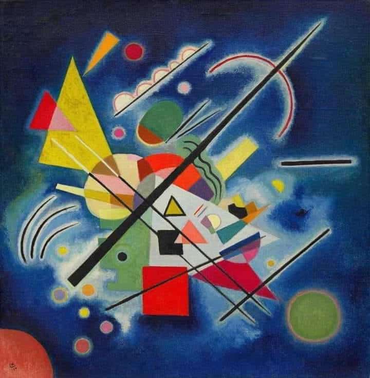 Wassily Kandinsky Blue Painting 1924