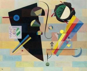 Wassily Kandinsky Dramatic And Mild 1932 artwork on canvas