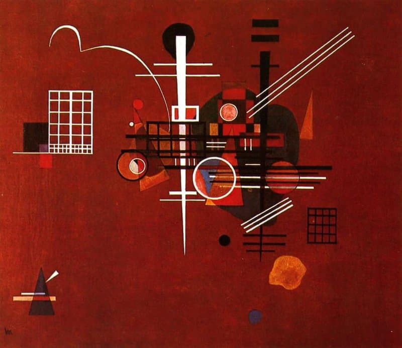 Wassily Kandinsky Dull Red 1927