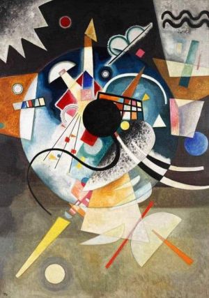 Wassily Kandinsky: Ein Zentrum (One Center), 1924 wall art