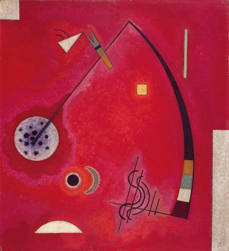 Wassily Kandinsky Gespannt Im Winkel 1930