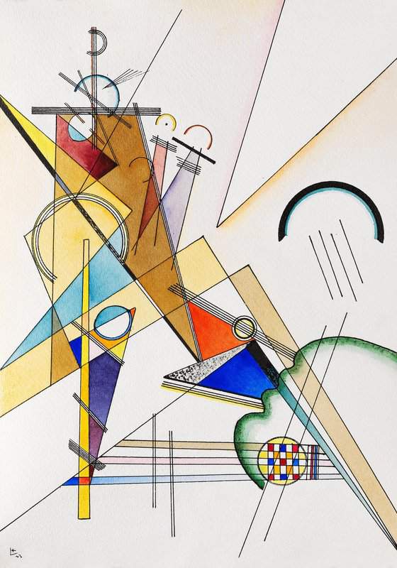 Wassily Kandinsky Gewebe 1923
