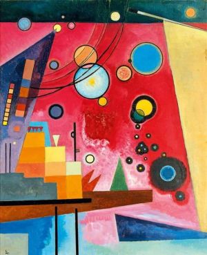 Wassily Kandinsky: Heavy Red, 1924 wall art