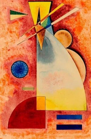 Wassily Kandinsky: Ineinander Intermingling, April 1928 wall art