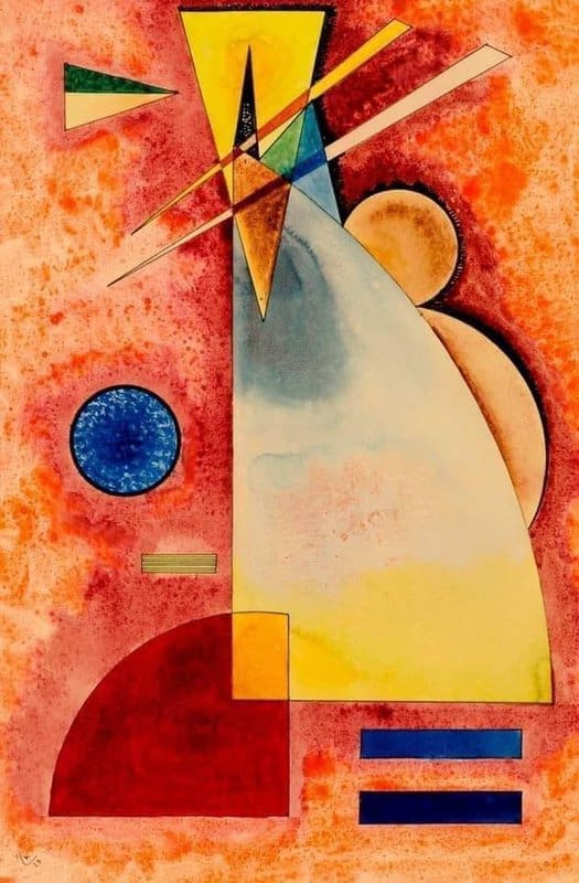 Wassily Kandinsky Ineinander Intermingling April 1928