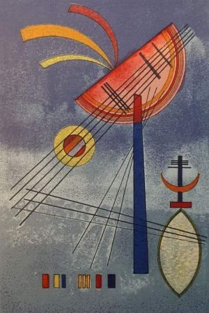Wassily Kandinsky: Leaning Semicircle, 1928 wall art