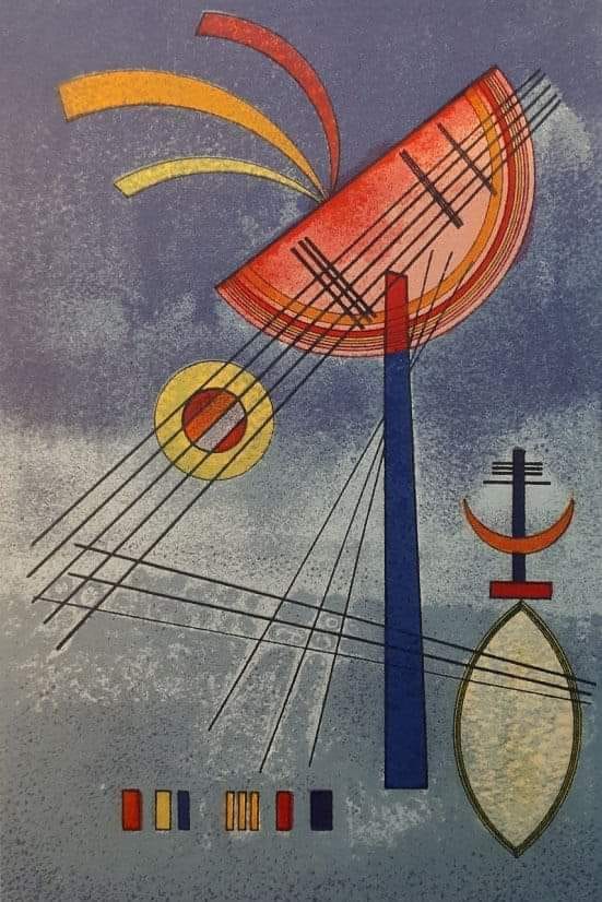 Wassily Kandinsky Leaning Semicircle 1928