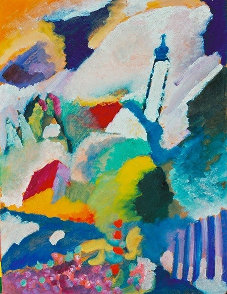 Wassily Kandinsky Murnau With Church I 1910