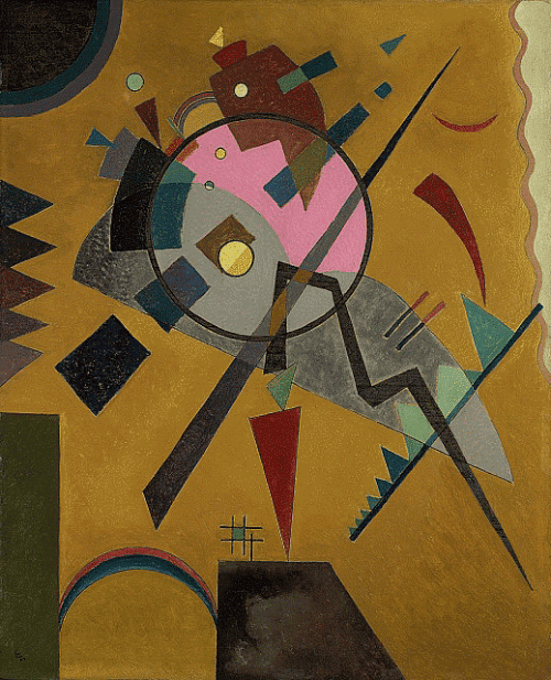 Wassily Kandinsky Rosa Mit Grau 1924