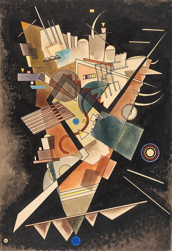 Wassily Kandinsky Schweres Schweben 1924