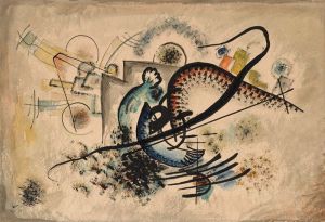 Wassily Kandinsky: The Black Line, 1922 wall art