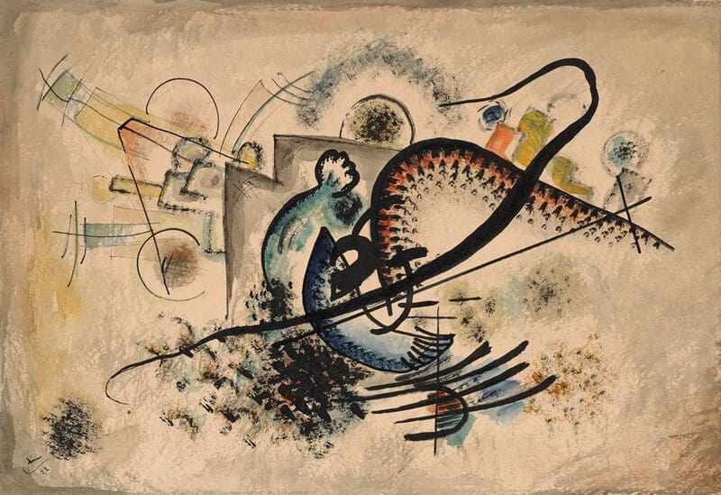 Wassily Kandinsky The Black Line 1922