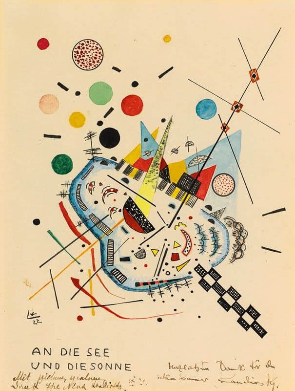 Wassily Kandinsky To The Sea And The Sun 1922