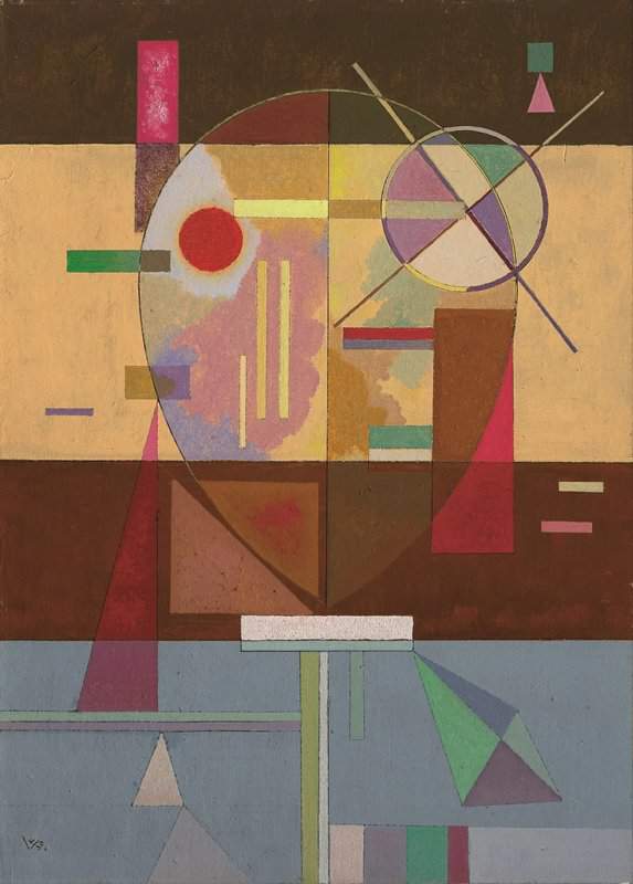 Wassily Kandinsky Zersetzte Spannung Disintegrated Tension C.1930