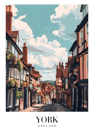 Charming Streets of York: A Visual Journey wall art