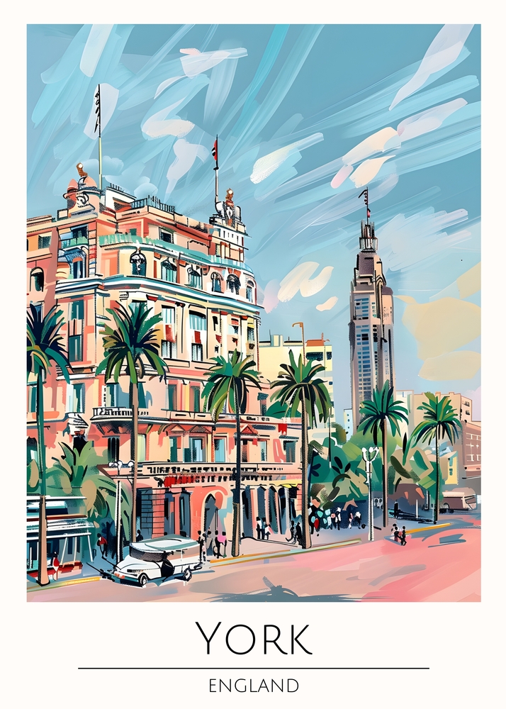Tropical Urban Oasis premium reproduction