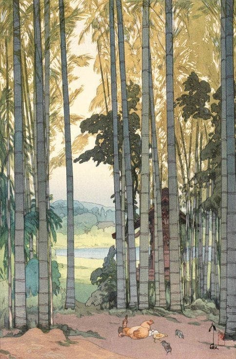 Yoshida Hiroshi: Bamboo Grove, 1939 premium reproduction