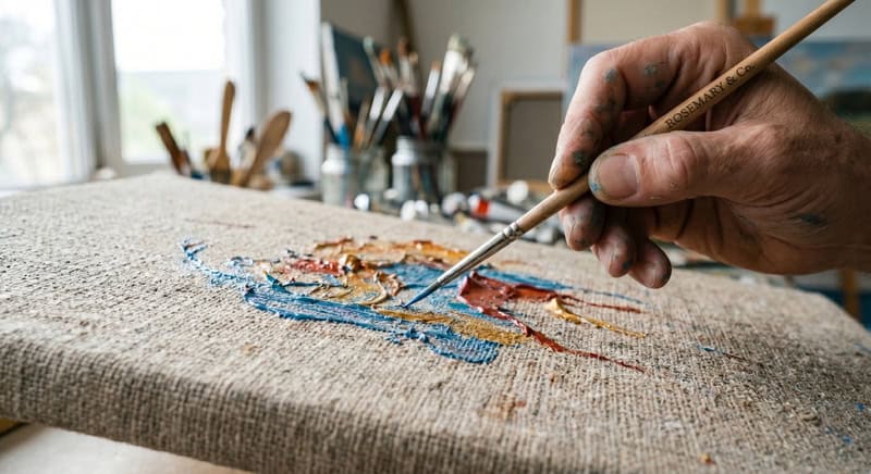Why real paint matter for painted wall art