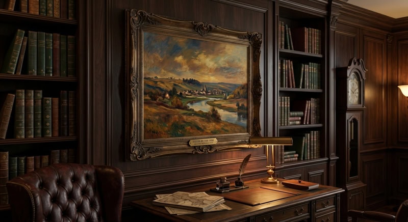 Classical masterpiece painted wall art