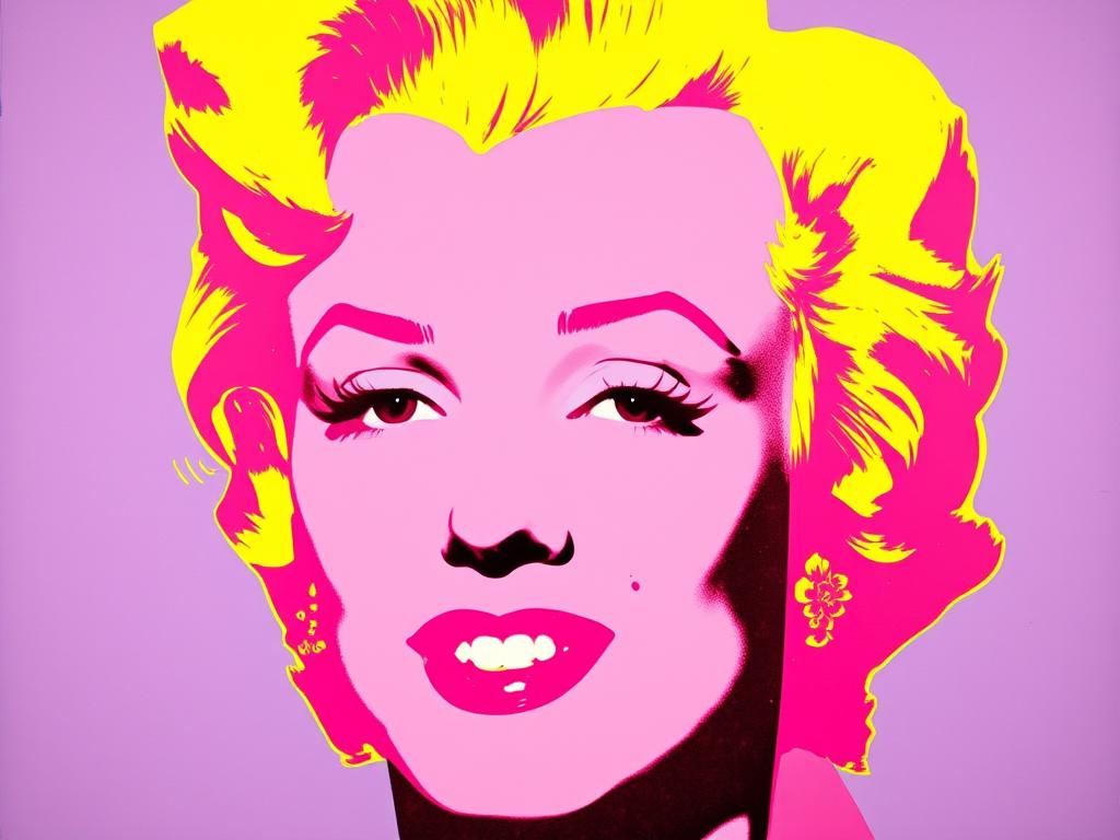 Marilyn Monroe Andy Warhol print reproduction
