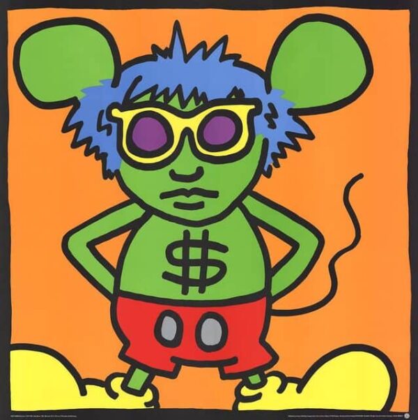 Keith Haring, Andy mouse dollar sign