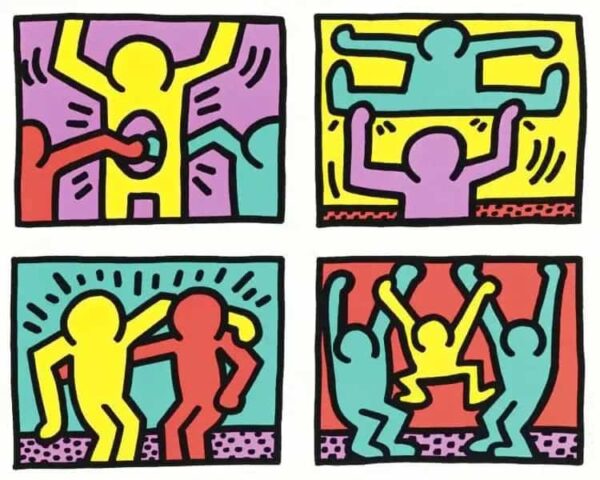 Keith Haring, Pop Shop Quad 1