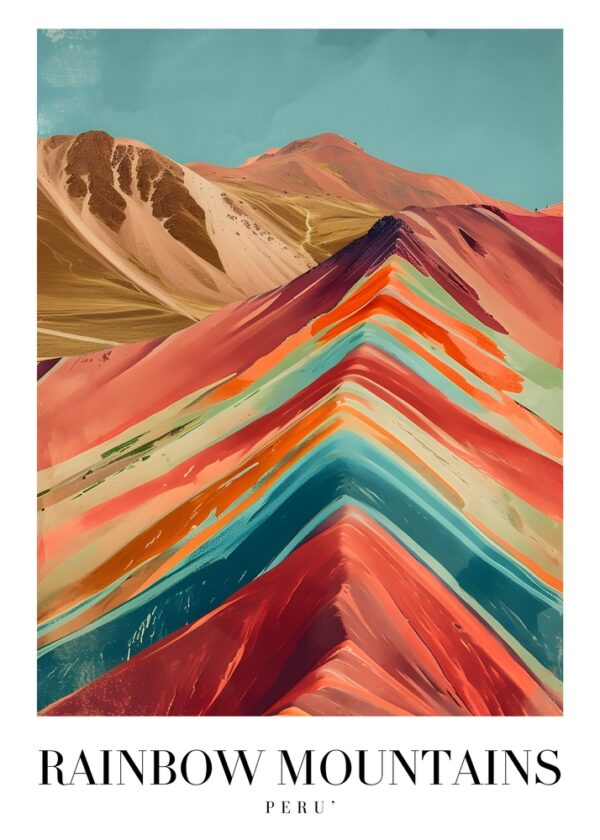 Rainbow Mountains Peru