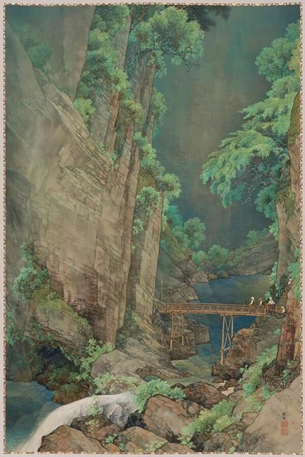 Shoda Kakuyu, Green Shade (Ryokuin) 1933