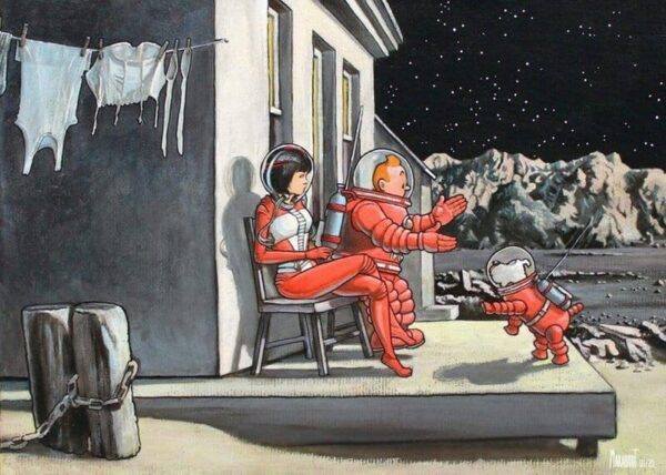 Tintin Yoko Tsuno par Xavier Marabout