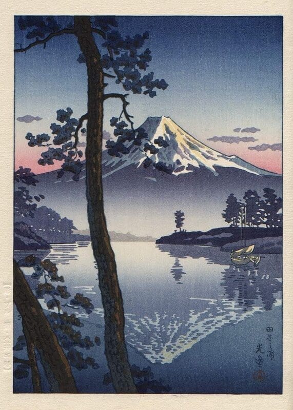 Tsuchiya Koitsu, Fuji from Tago Bay, 1936