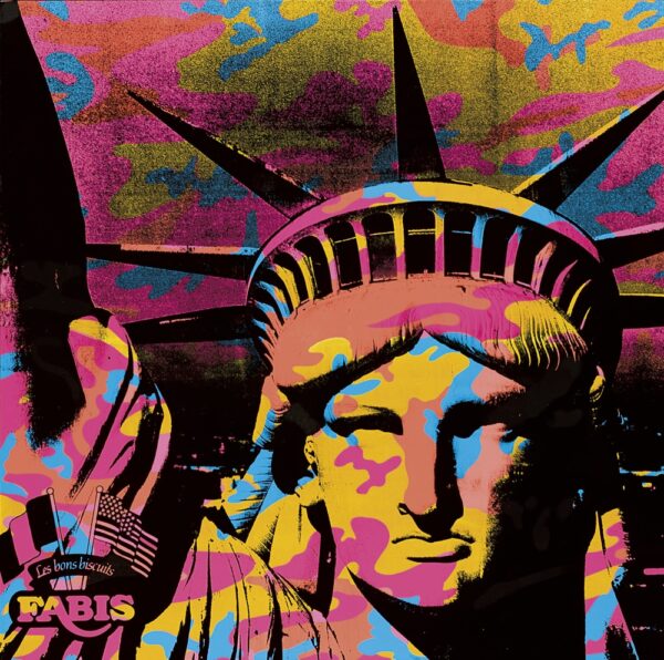 Andy Warhol Liberty Statue Urban Camouflage
