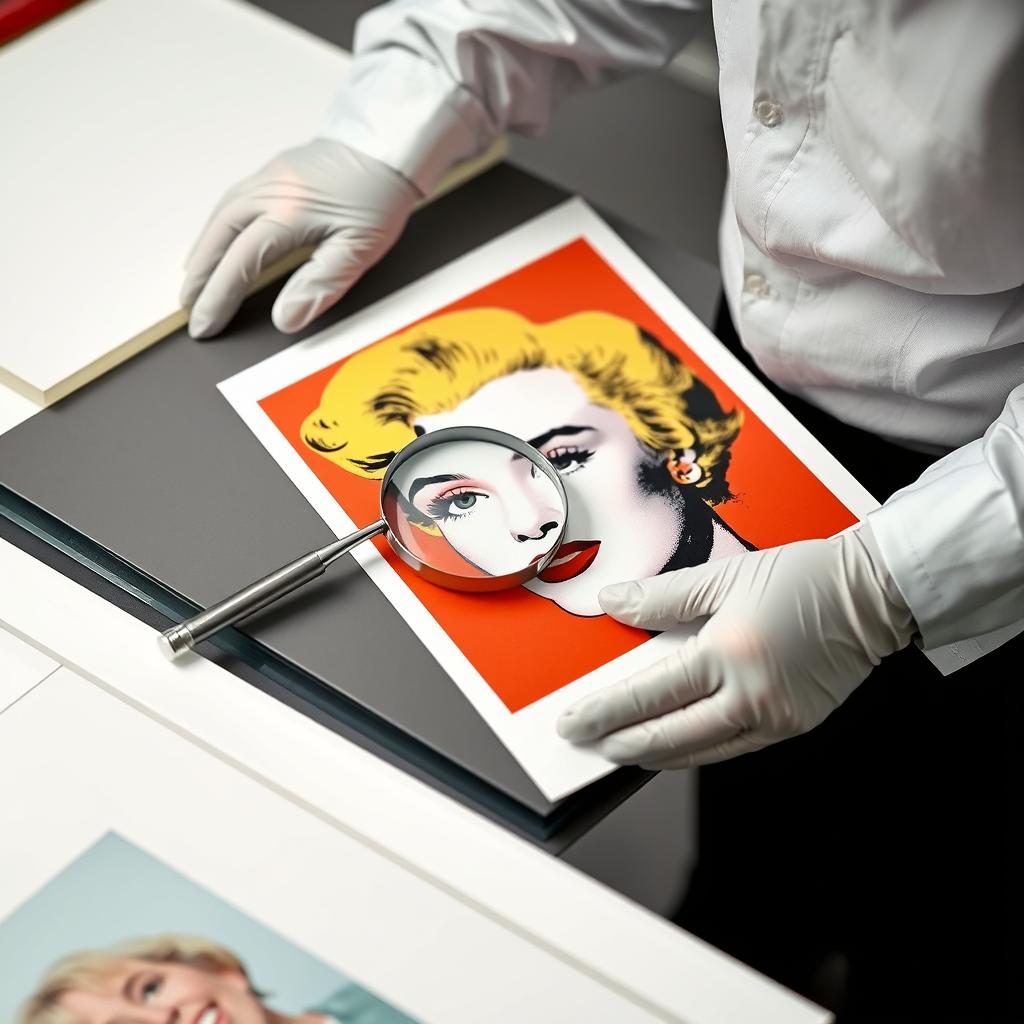Archival-grade materials used for Andy Warhol prints preservation at Poppins Shop