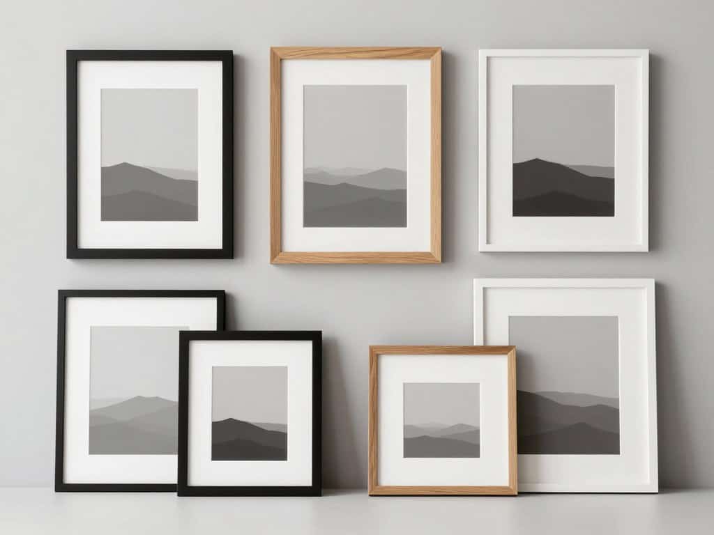 Transform Your Memories Into Stunning Canvas Prints 6 Various framing options for canvas prints showing different styles and finishes