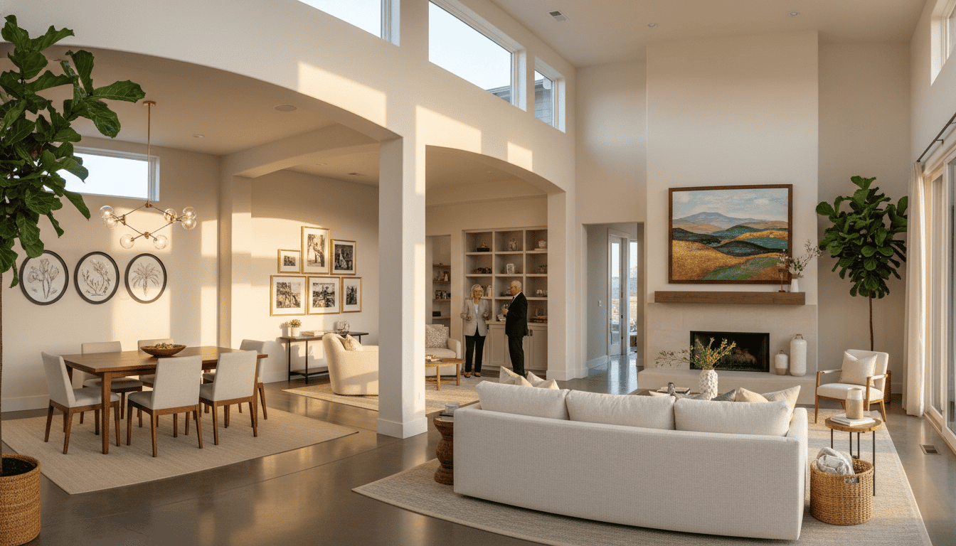 Wall art featuring a scenic landscape for stylish interior decoration.