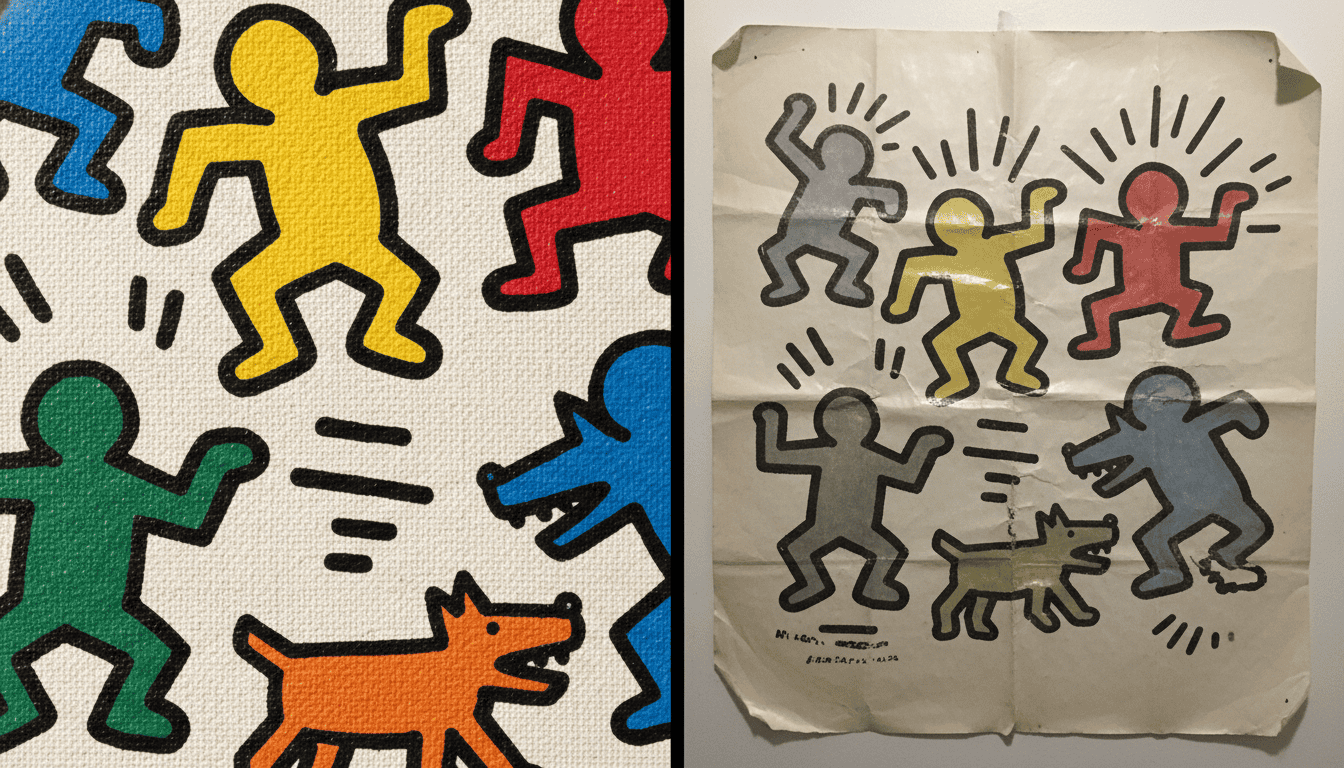 High-quality Keith Haring inspired art prints for modern decor.