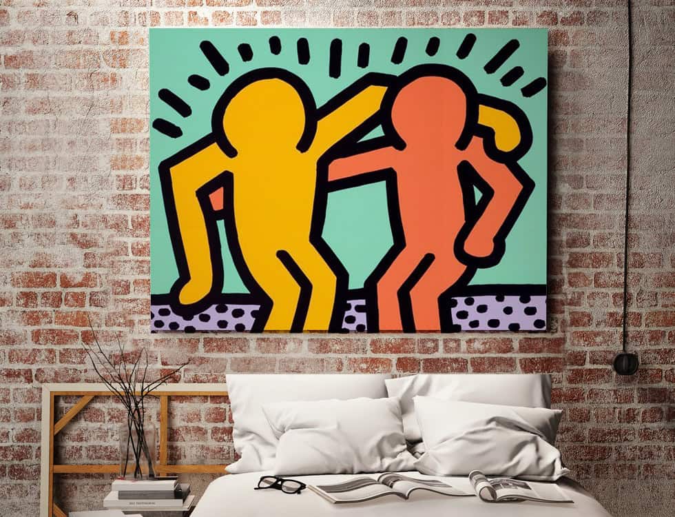 Bold colorful wall art for bedroom Bold colorful wall art for bedroom