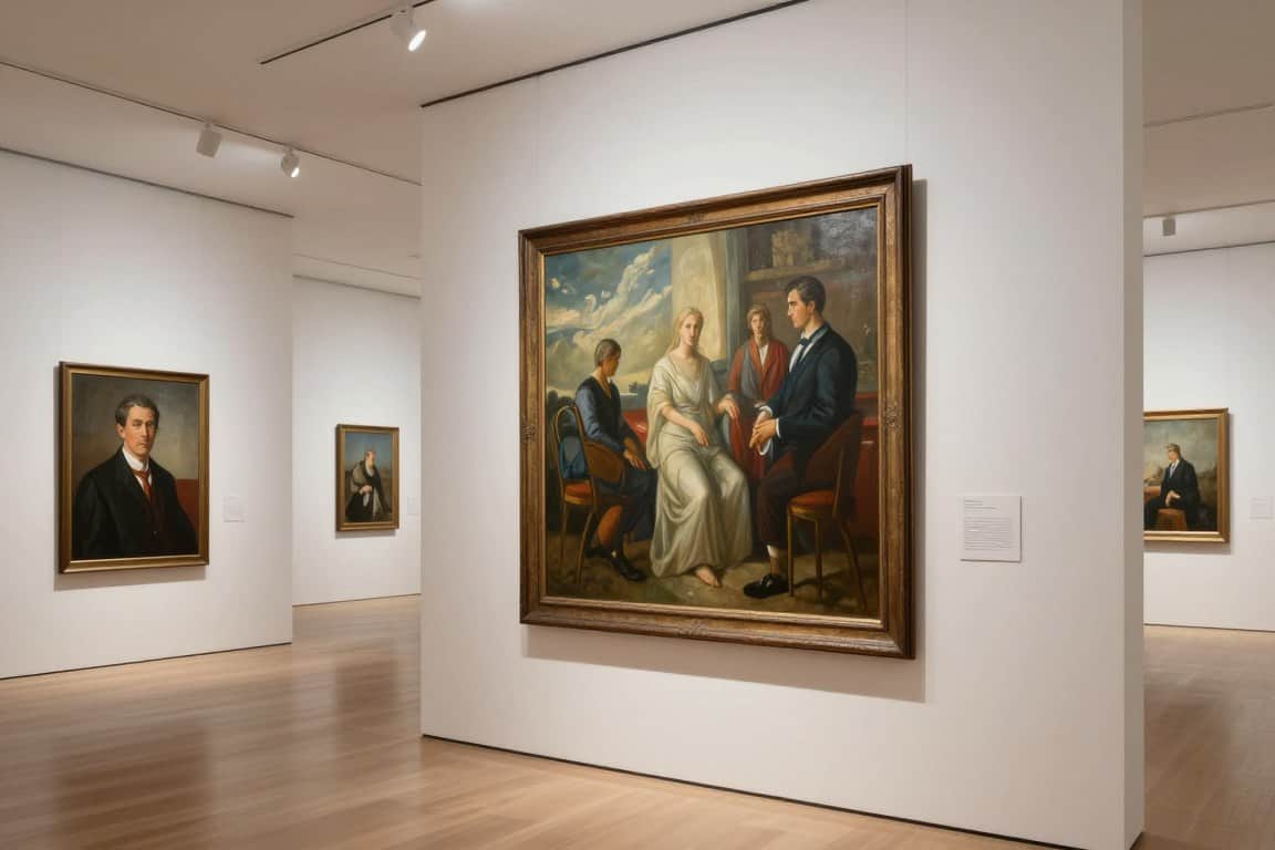 Expensive gallery wall art with high price tag