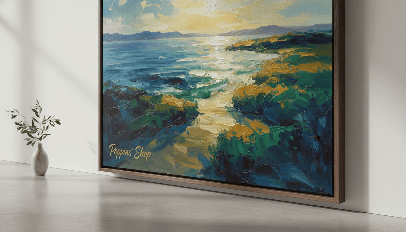 Hand Painted Wall Art Canvas | 320 GSM Italian Cotton