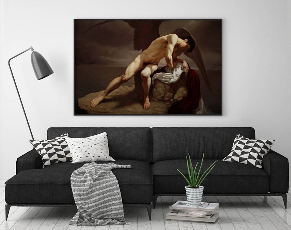 Contemporary Baroque art - Roberto Ferri, Soffio Impuro - Impure breath