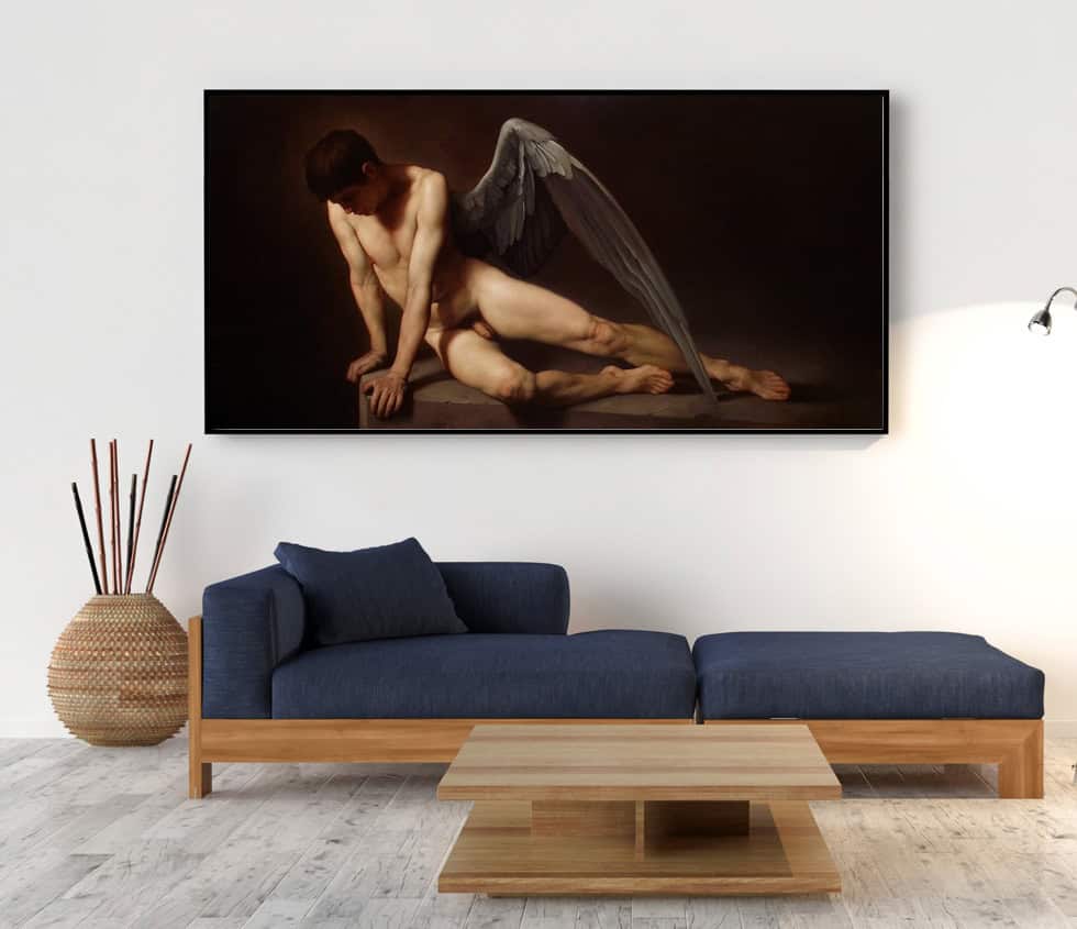 Roberto Ferri, Amore Piange Sulla Tomba Di Psiche - Love cries on the tomb of psyche_InSitu