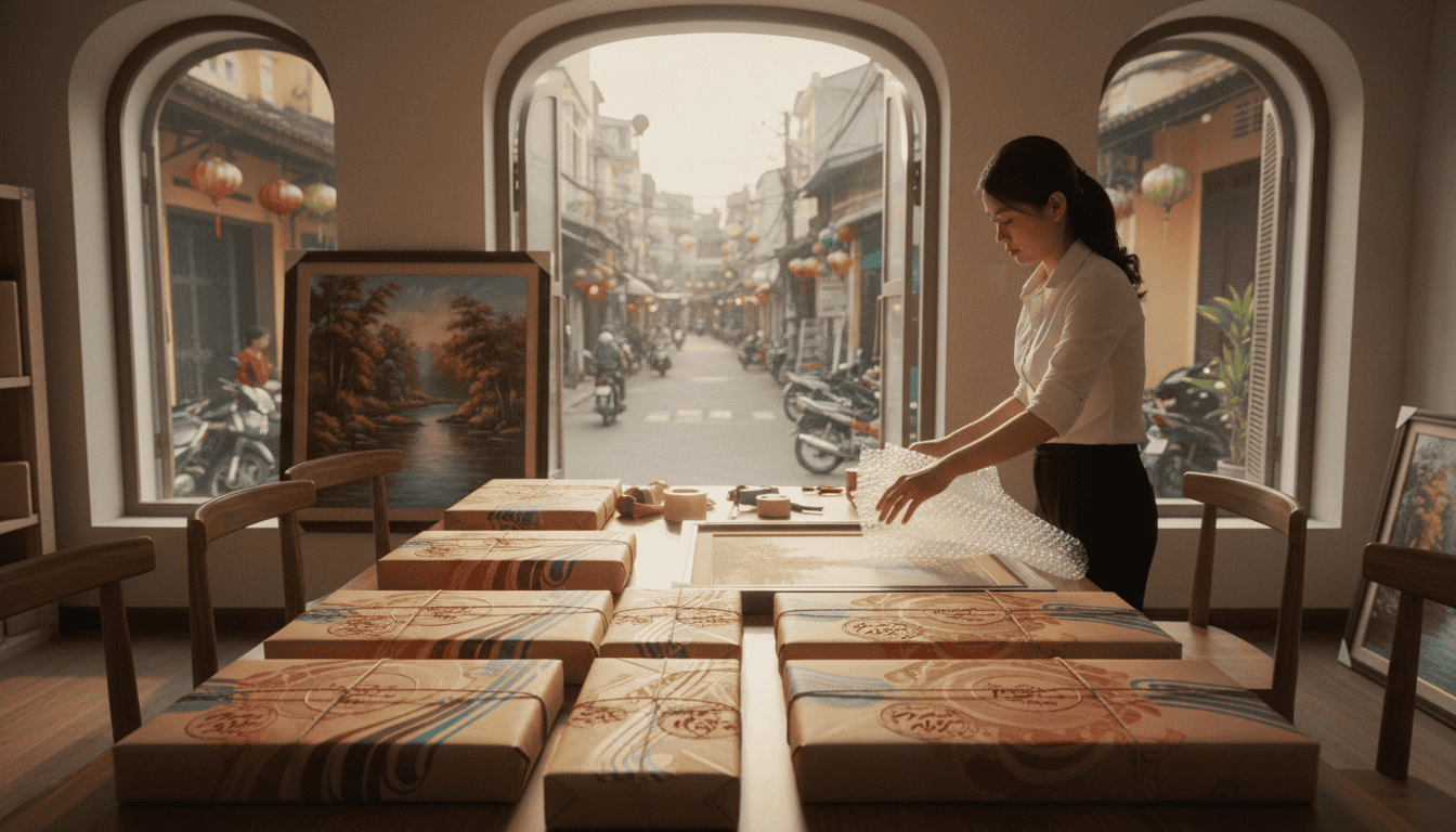 Shipping art from Asia