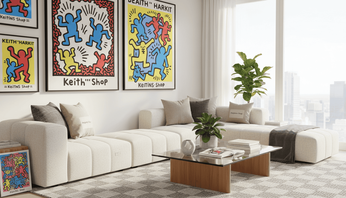 Styling Keith Haring prints