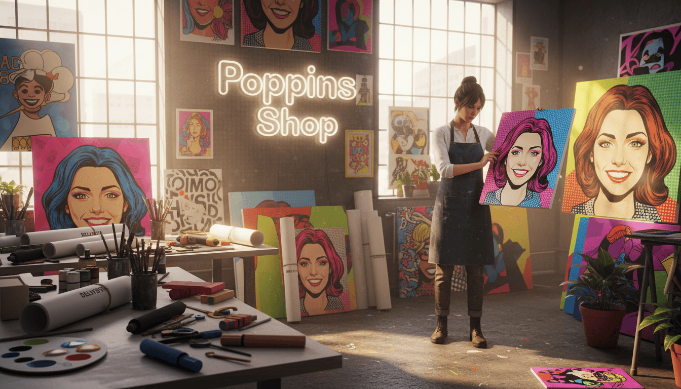 custom pop art printing studio