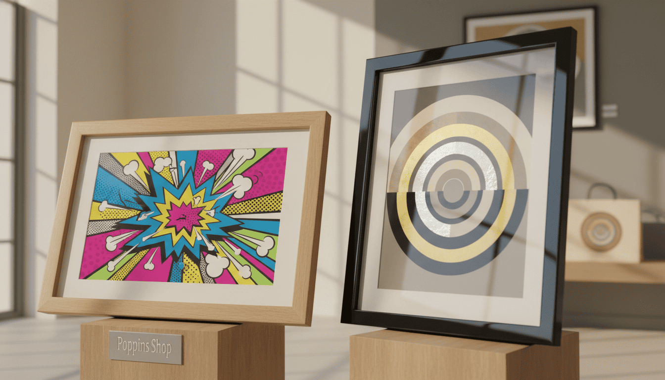 framing pop art prints