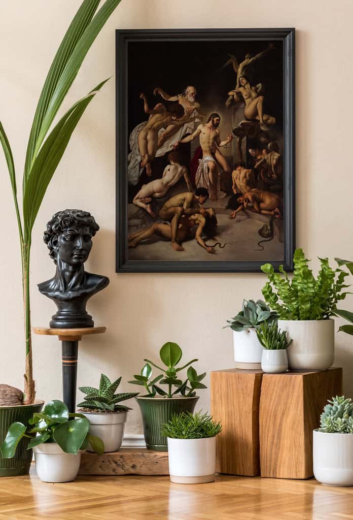 oil painting techniques that blend anatomical precision with a contemporary baroque style - Roberto Ferri, Giudizio Universale - Last Judgment